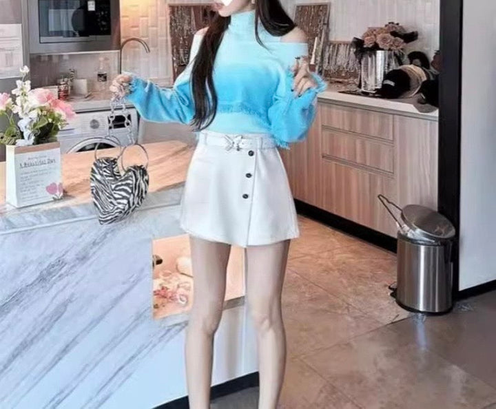 Fall knit two piece top