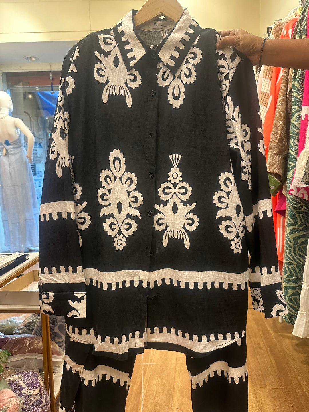 Monica full sleeves coord set