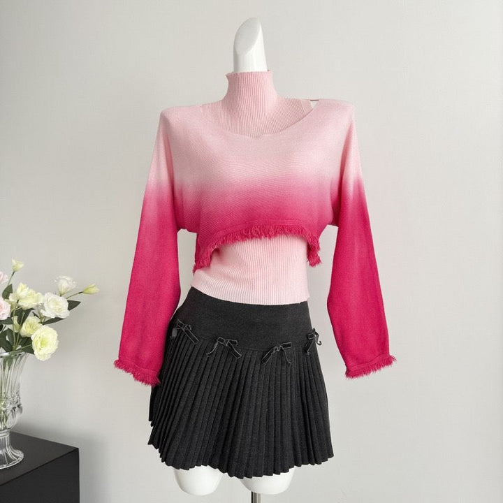 Fall knit two piece top