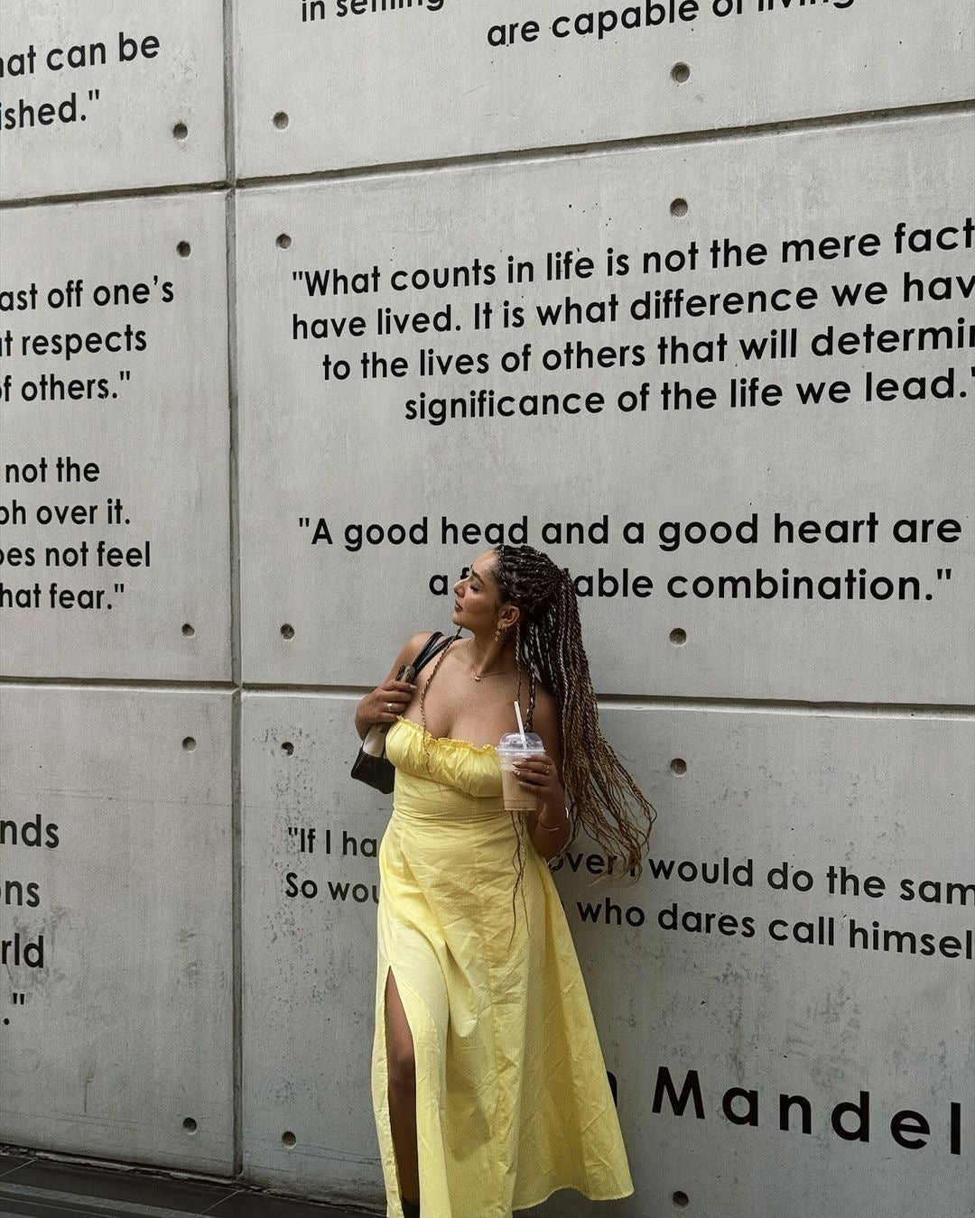 Butter yellow tube dress-Preorder