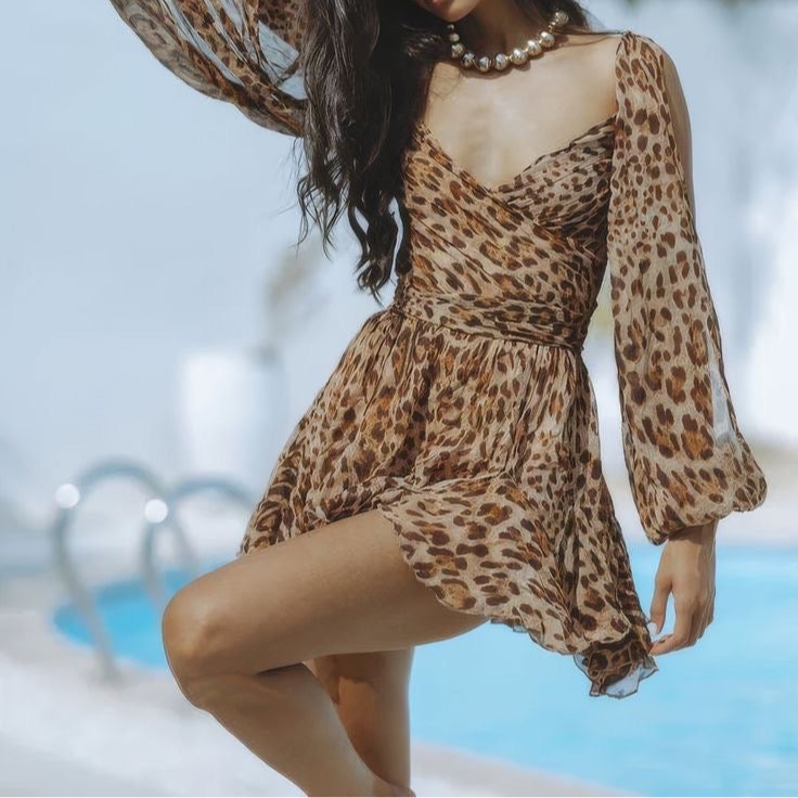 Spade zig zag back short dress