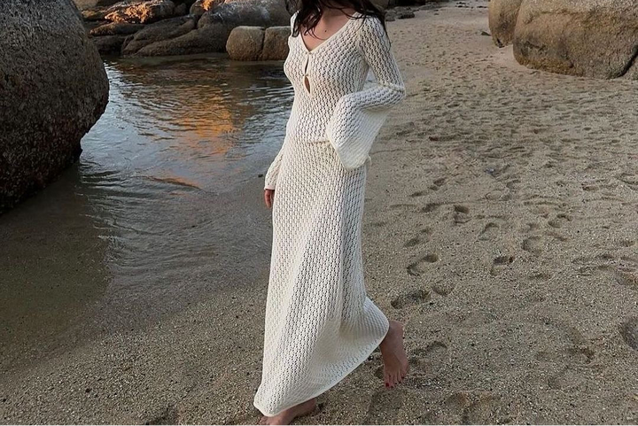 Leo crochet dress