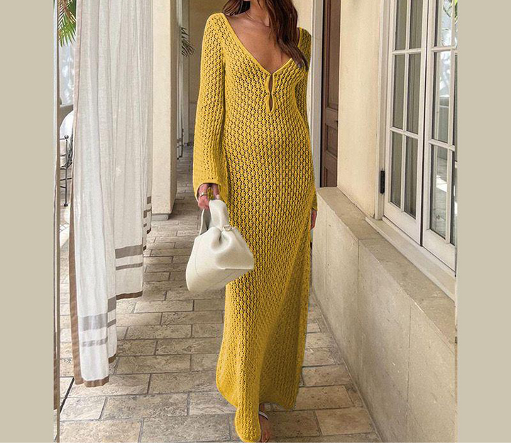 Leo crochet dress