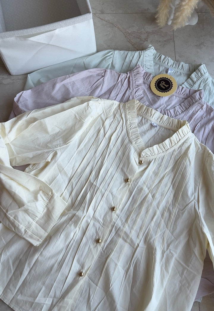 Ozark high neck cotton top