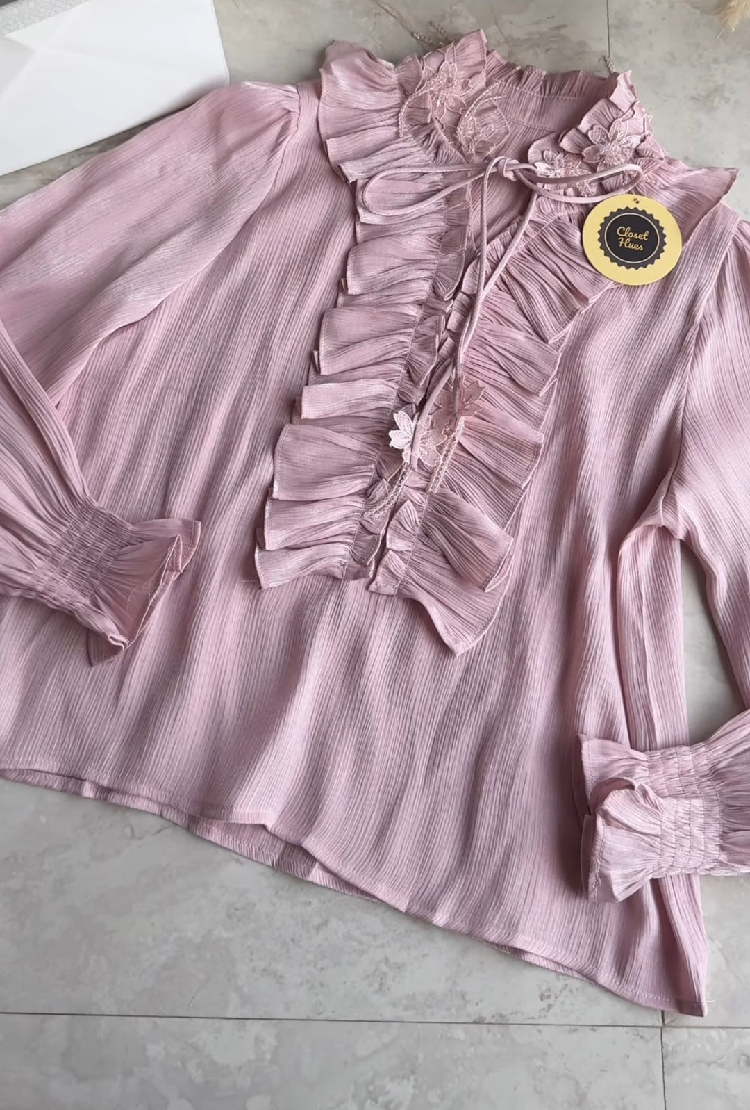 Sheena full sleeves ruffle top