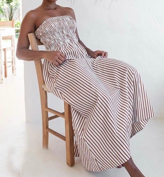 Seychelles striped tube dress