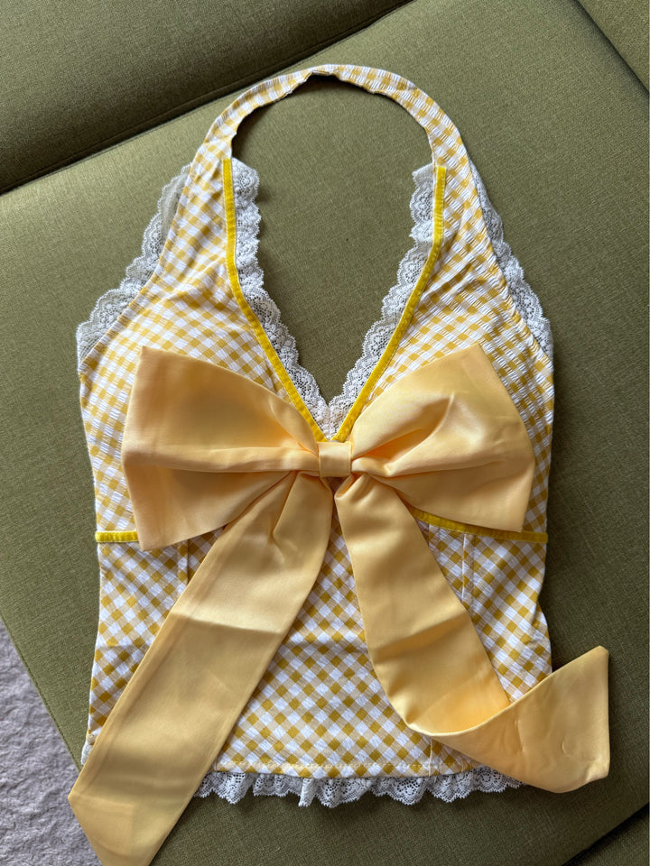 Charles halter neck top