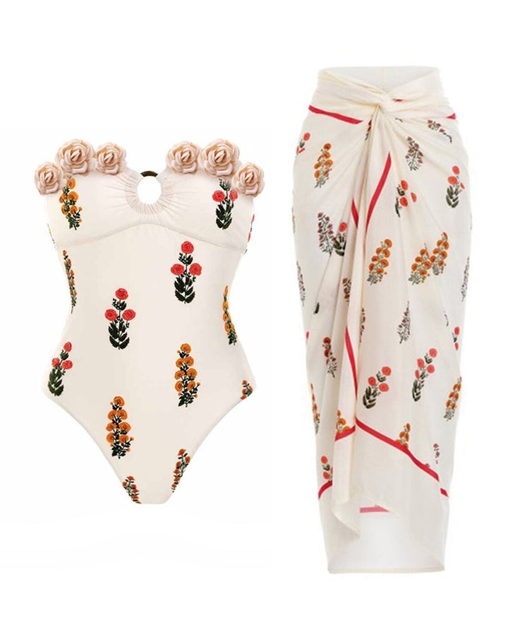 Fairytale swimsuit with skirt