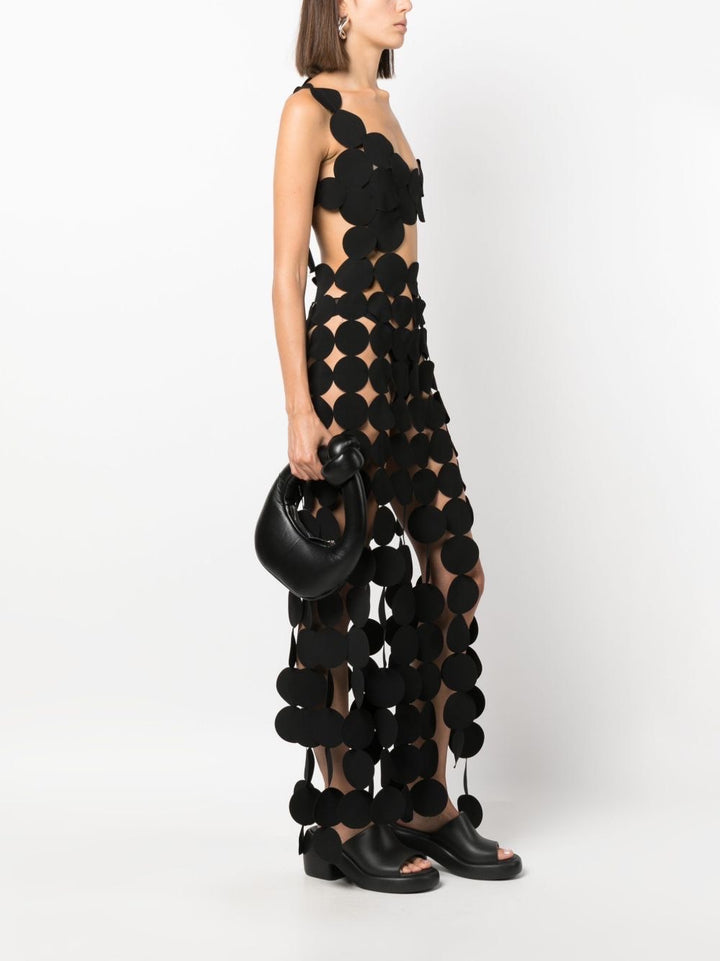 Hatchet cut out beach dress