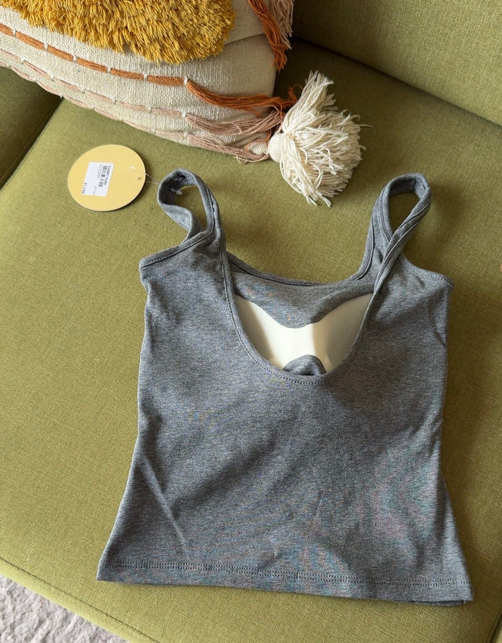 Matcha built in bra tops
