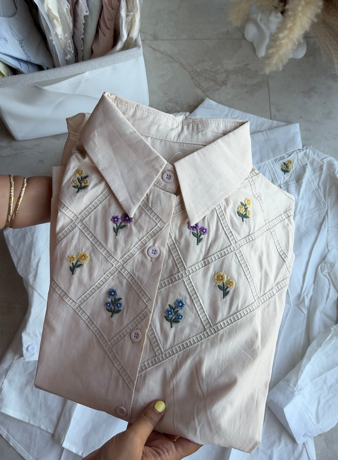 Silly embroidered shirt