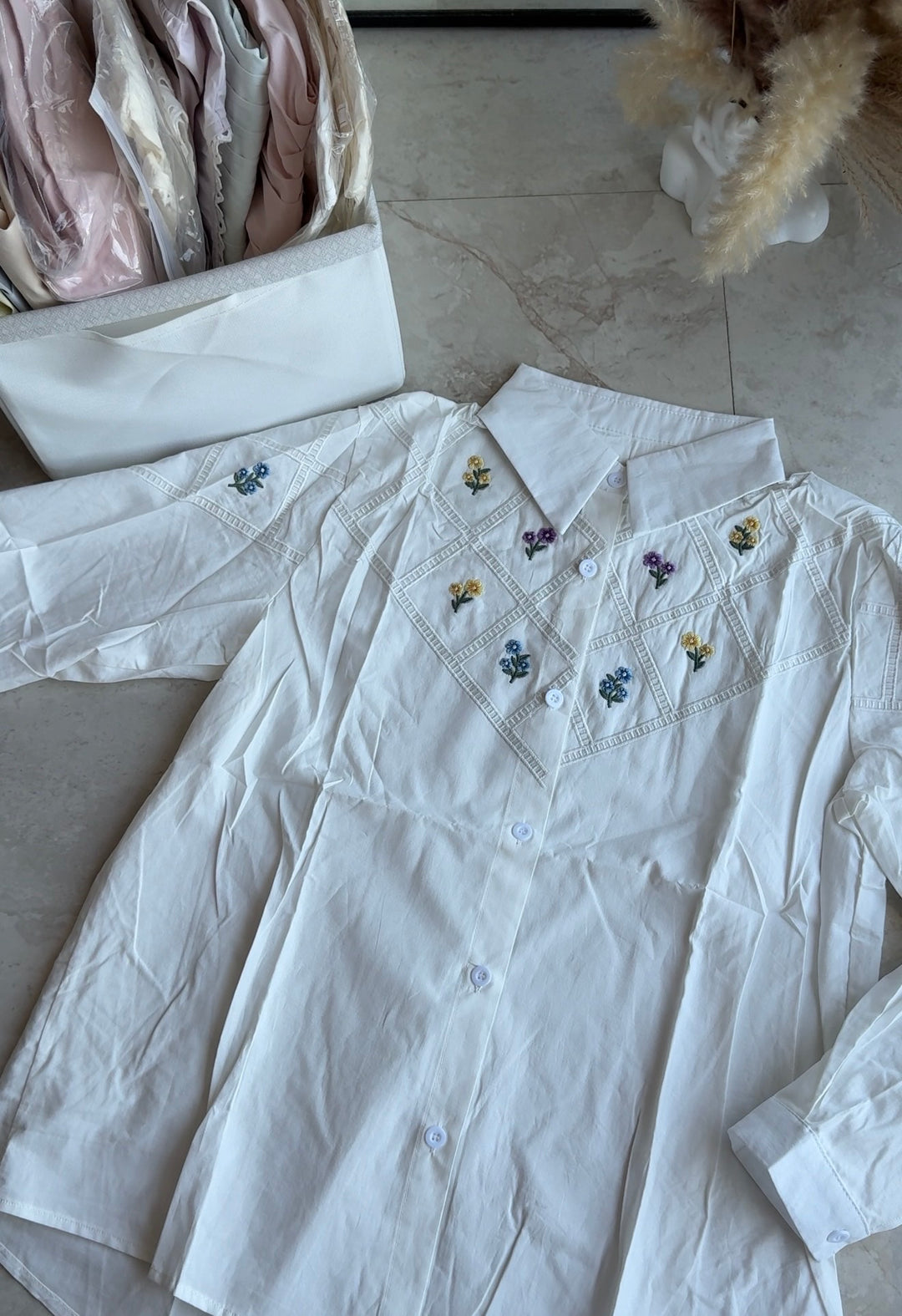 Silly embroidered shirt
