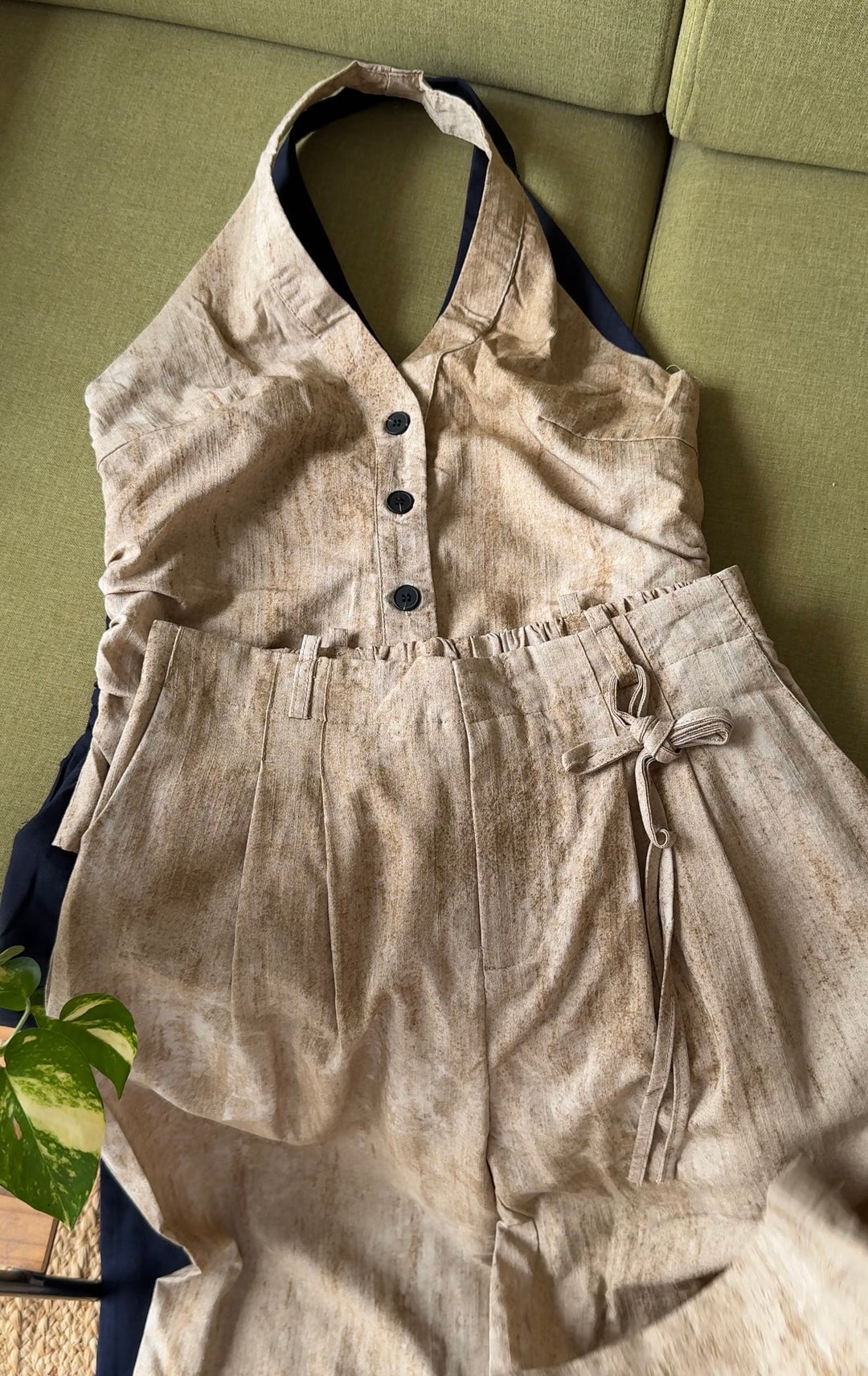 Nicholas halter neck coord set