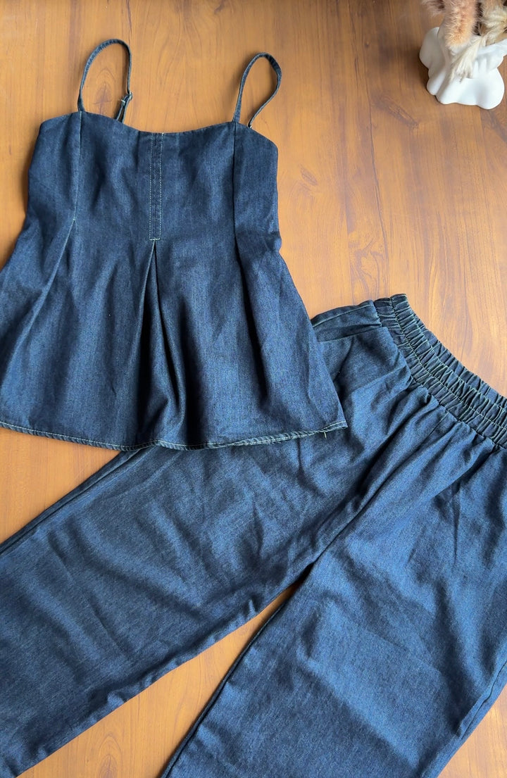 Ash denim coord set
