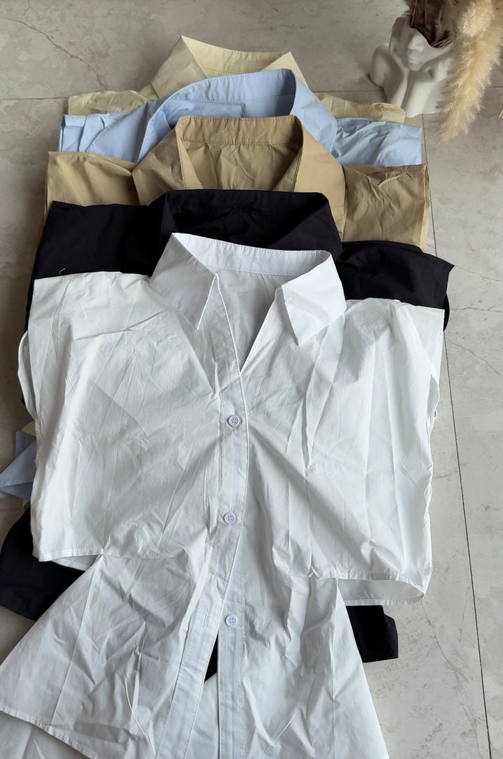 Pepper back tie shirt