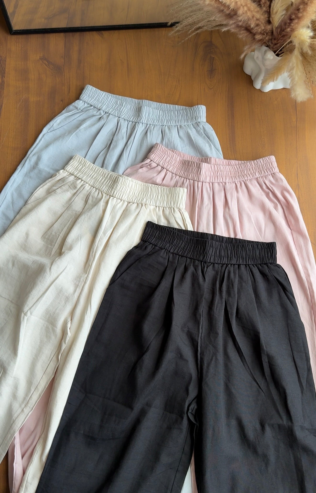 Tacos high waist linen pants