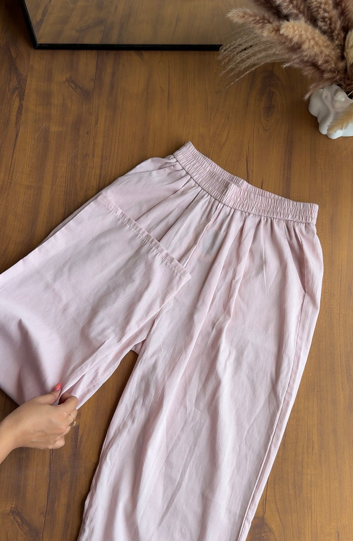 Tacos high waist linen pants
