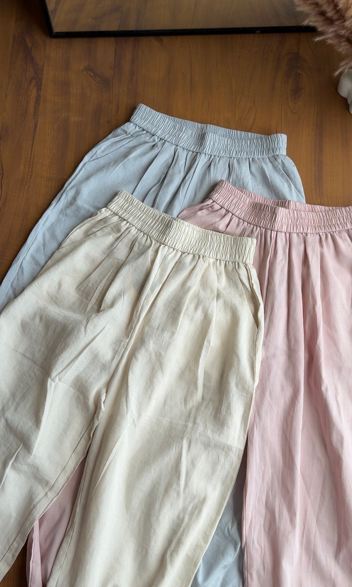 Tacos high waist linen pants