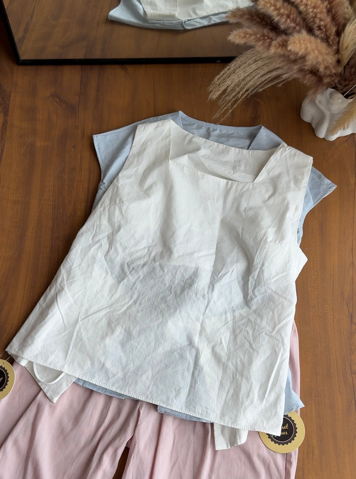 Ben back tie top