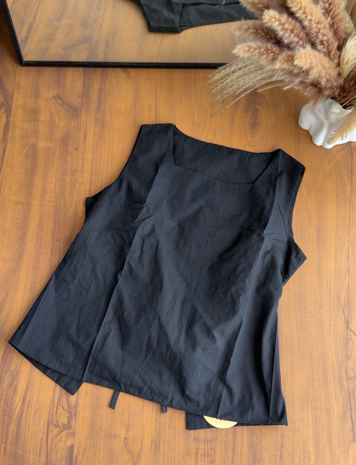 Ben back tie top