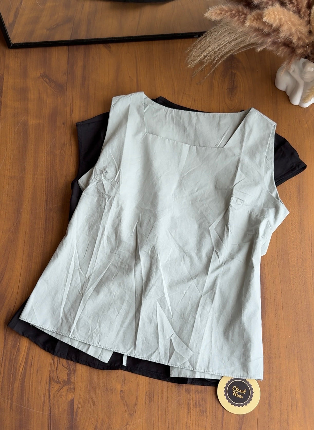 Ben back tie top