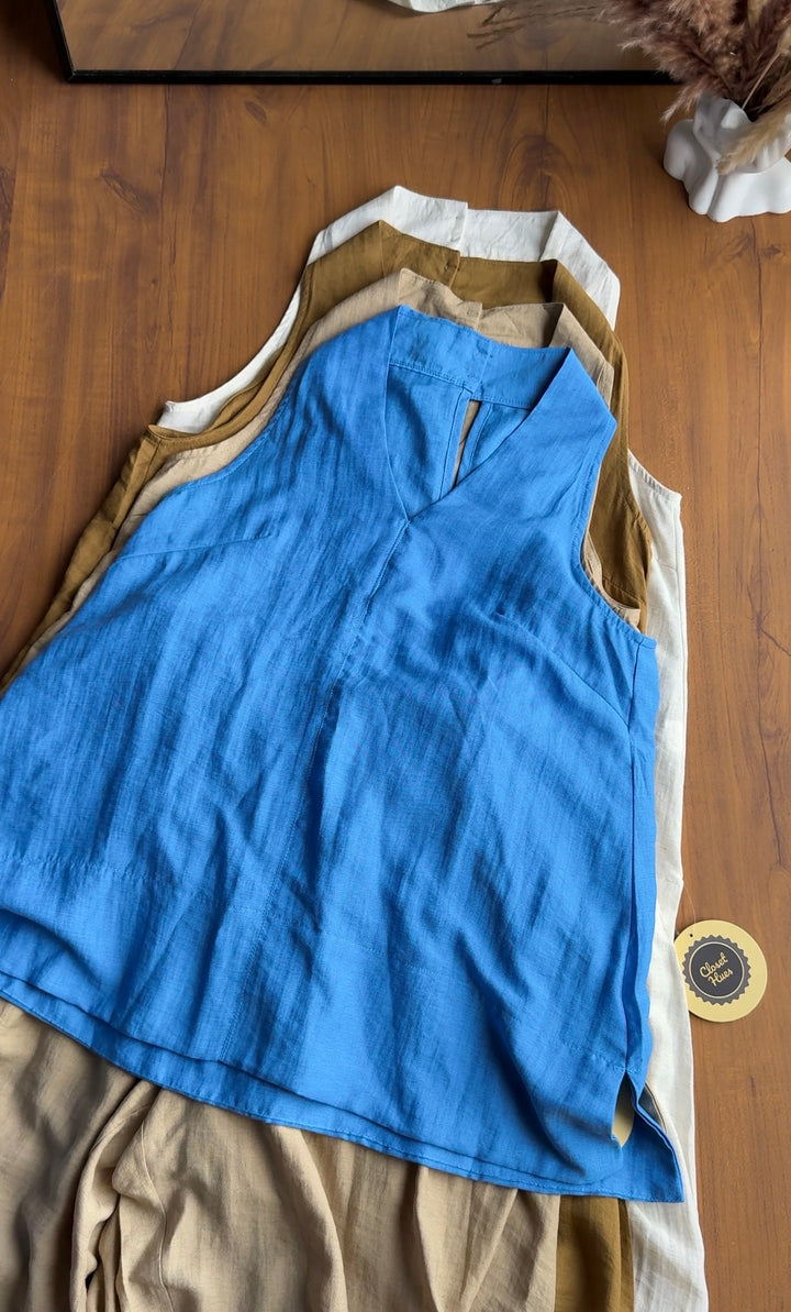 Vanilla halter neck coord set