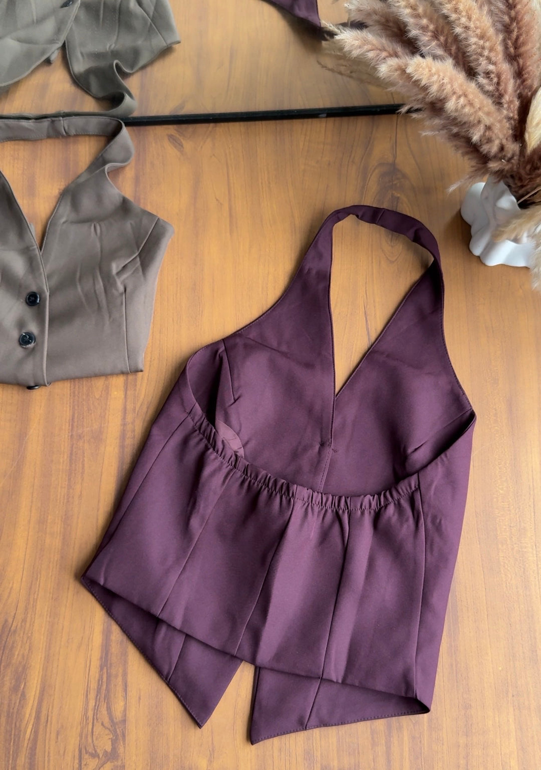 Styles halter neck blazer coord set
