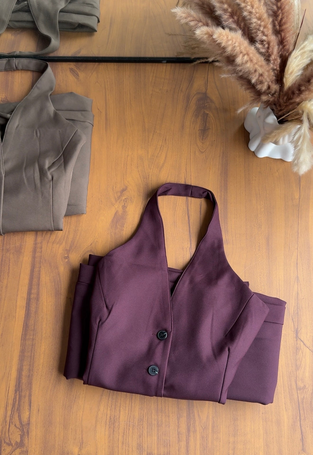 Styles halter neck blazer coord set