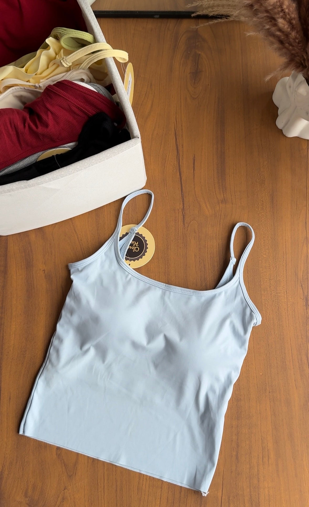 Blackberry built in bra tops