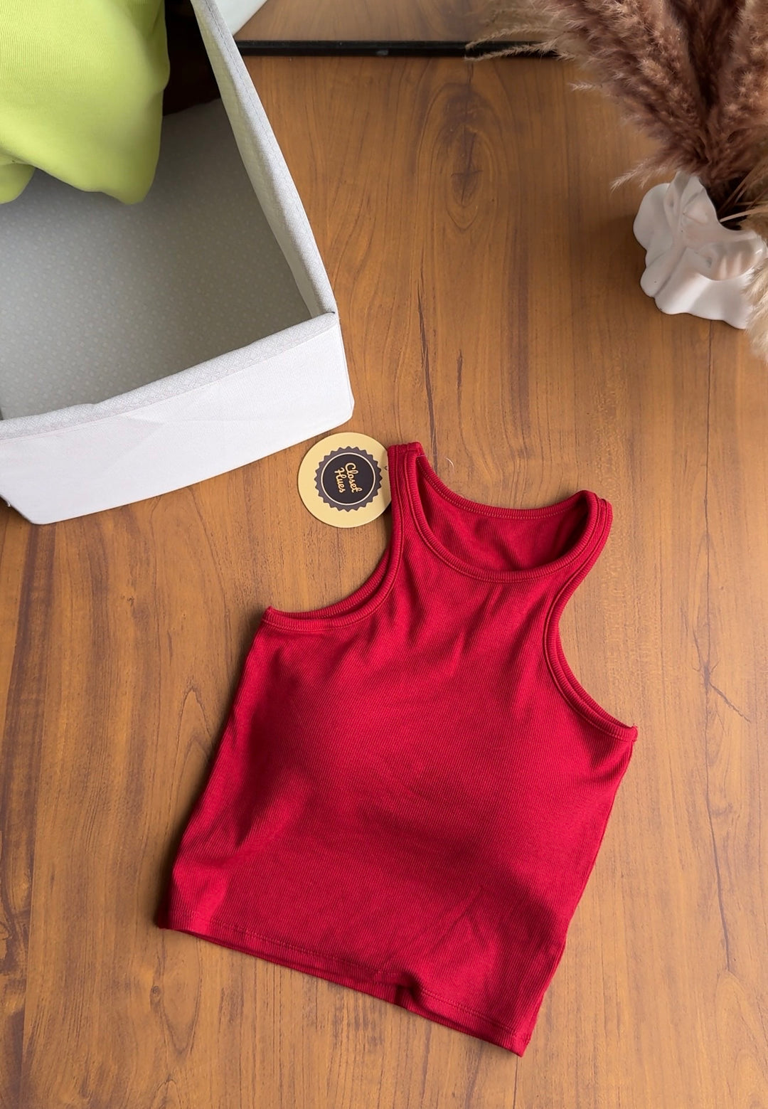 Raspberry built in bra tops