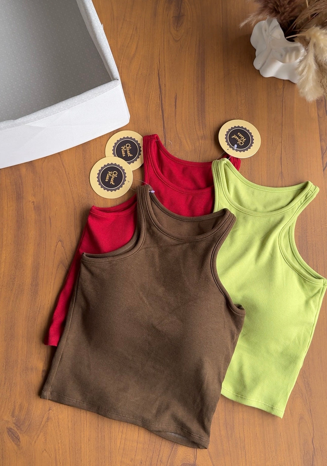 Raspberry built in bra tops