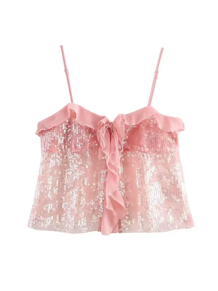 Brew sequin top