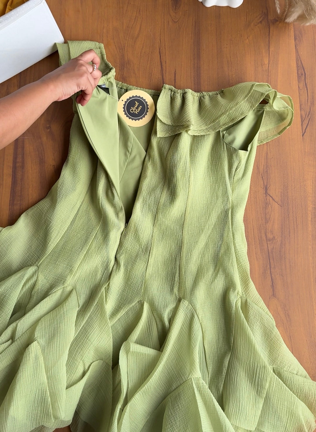 Sherry ruffle dress