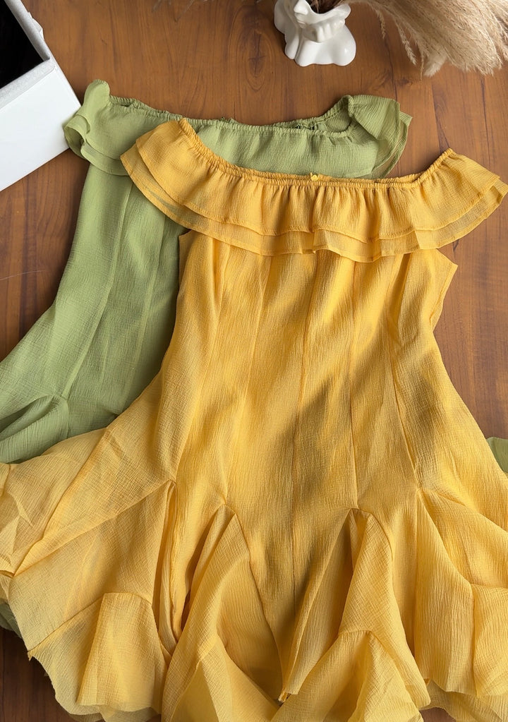 Sherry ruffle dress