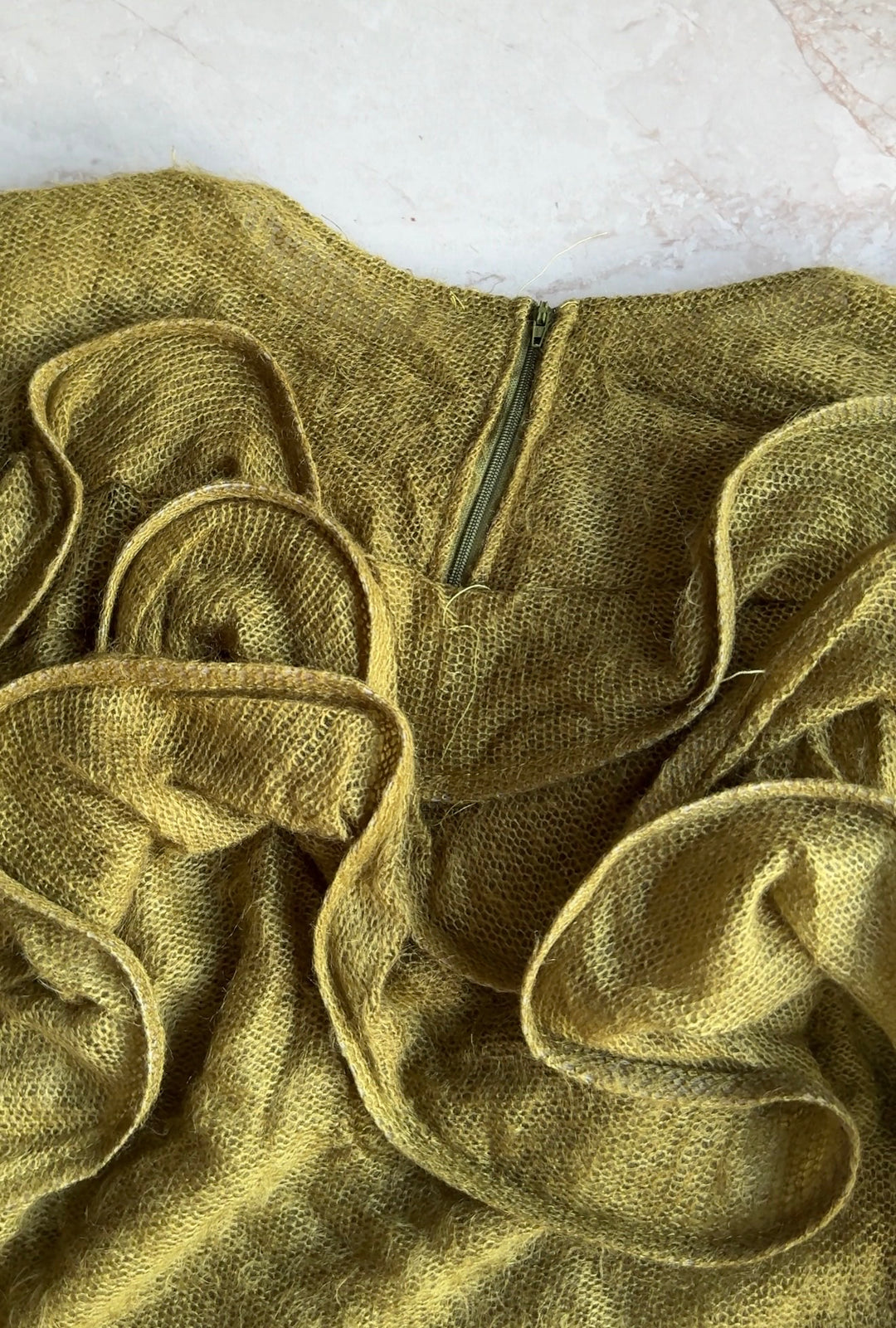 Shea wired ruffle top