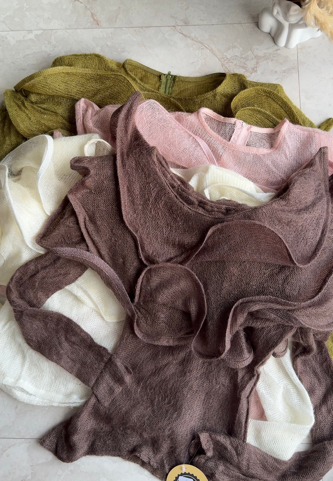 Shea wired ruffle top