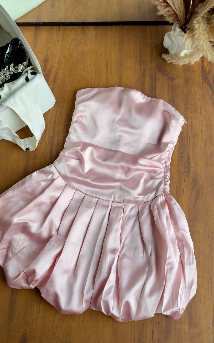 Manhattan tube silk dress