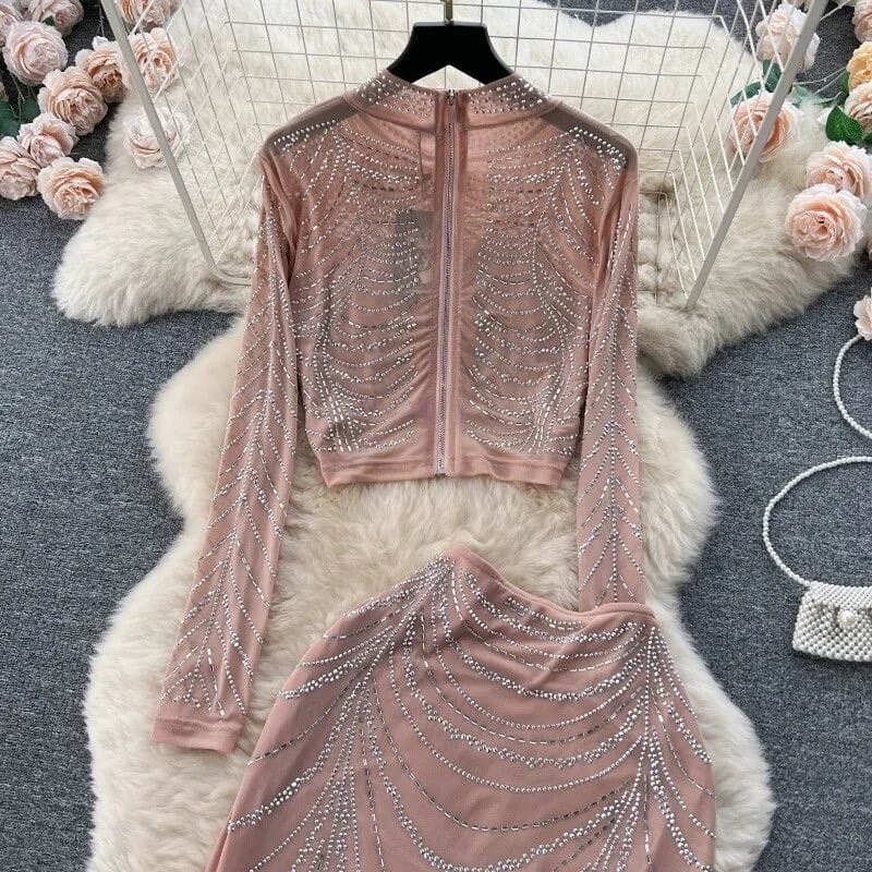 Twyla mesh two piece set