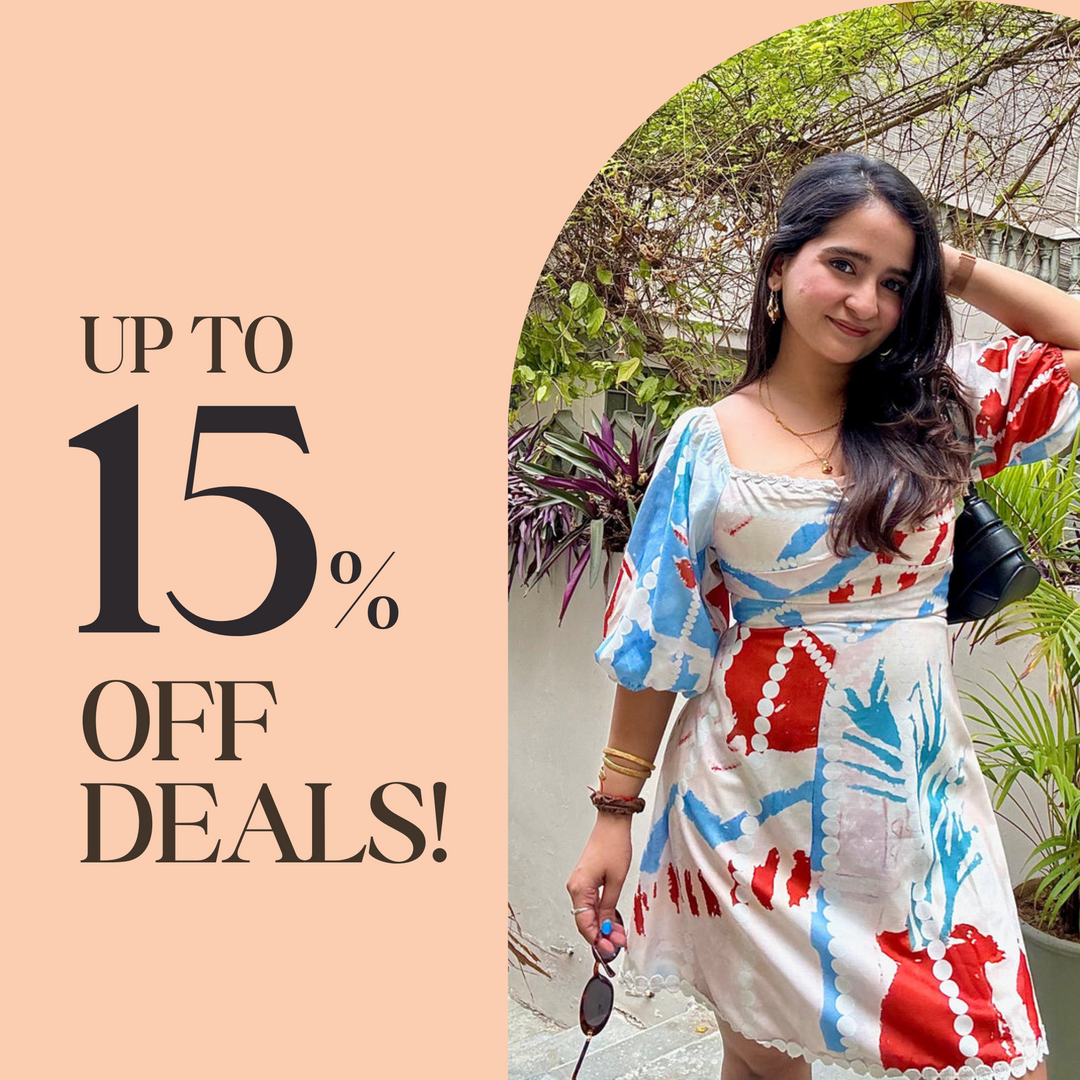 Flat 15% off