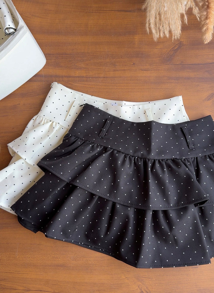 Bella polka dot skorts