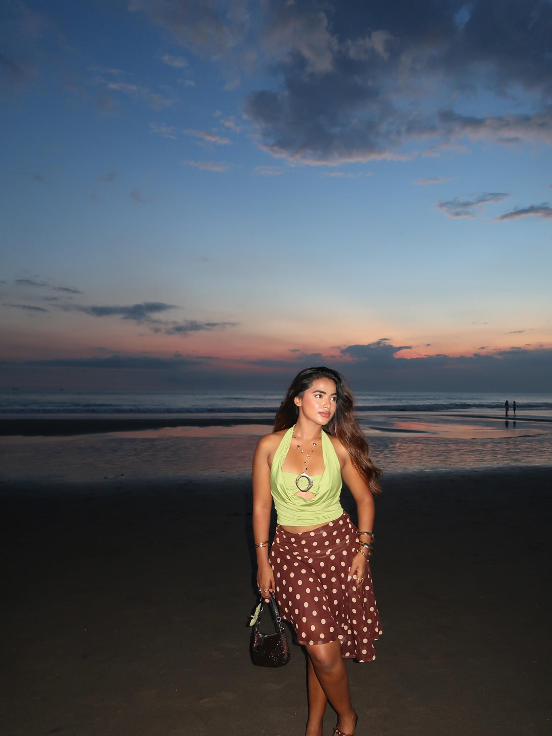 Gilmore polka dot skirt