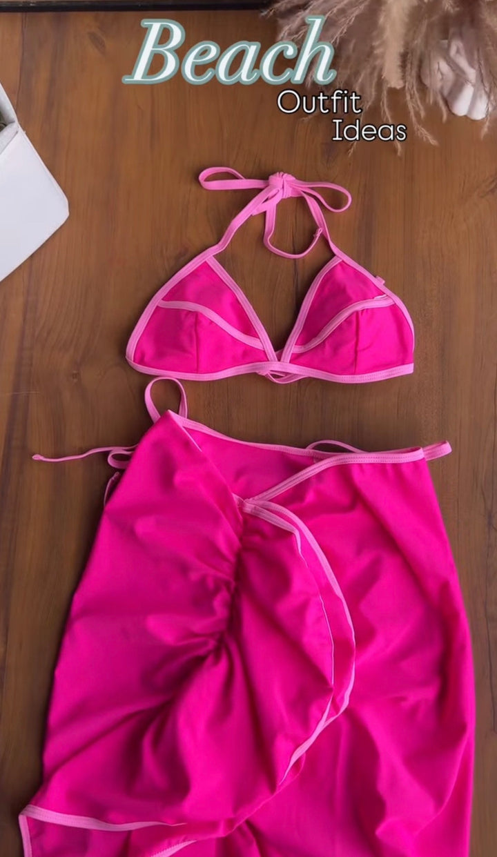 Calzone three piece swimsuit