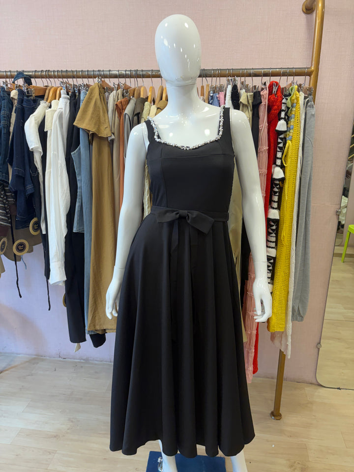 Emma studded padded dress