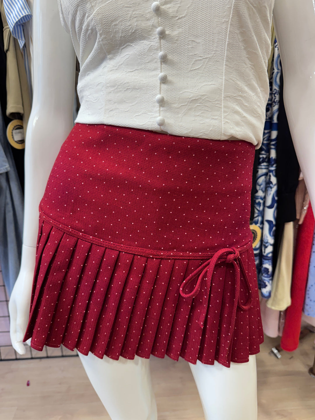 Eva red skorts
