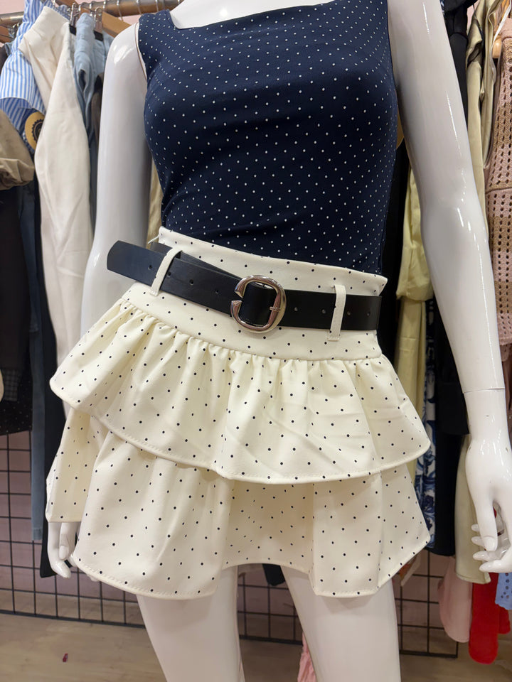 Bella polka dot skorts