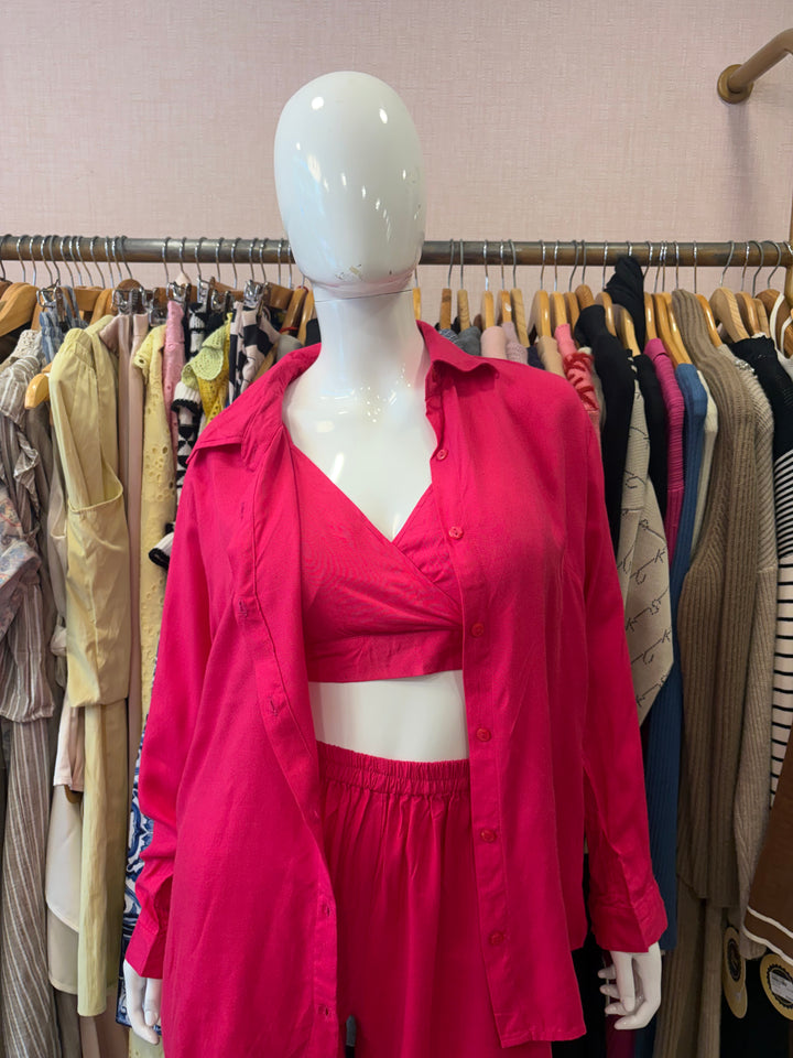 Padded three piece set- pink