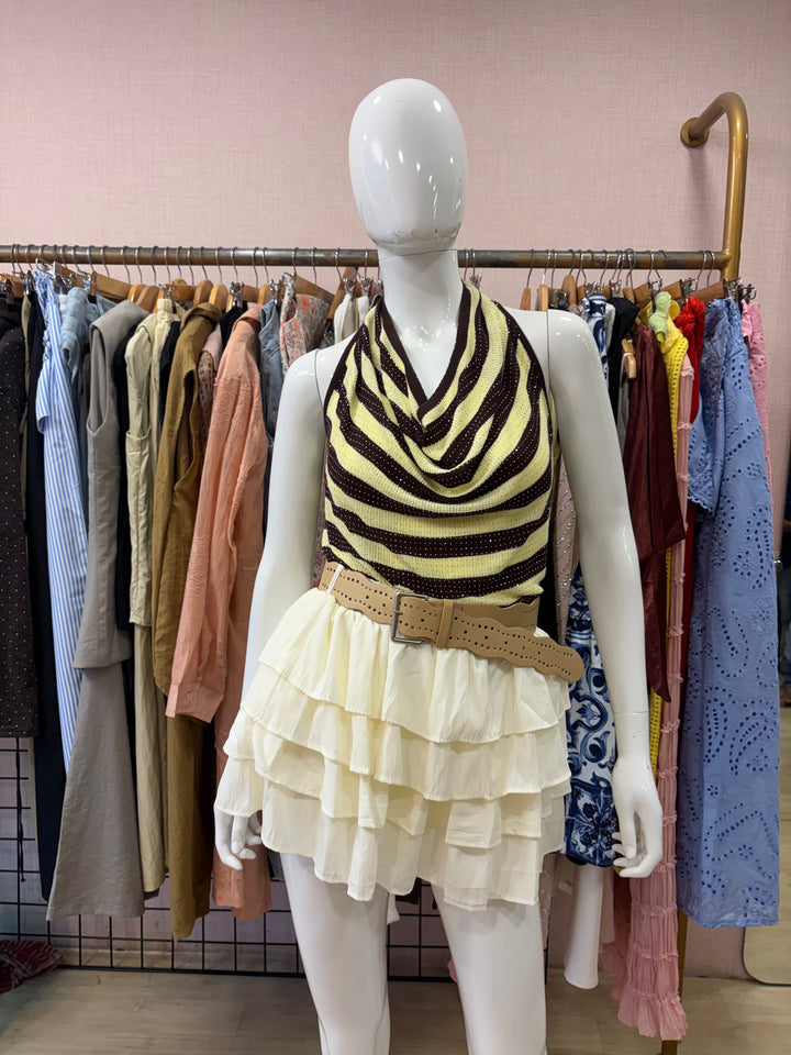 Avery cowl neck top
