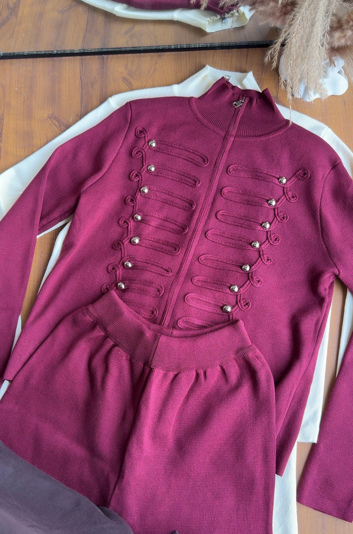 Ashley military zipper tracksuit