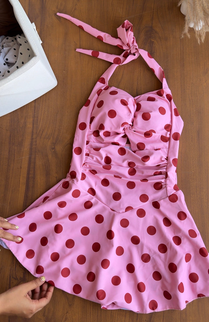 Oddity polka dot swimsuit