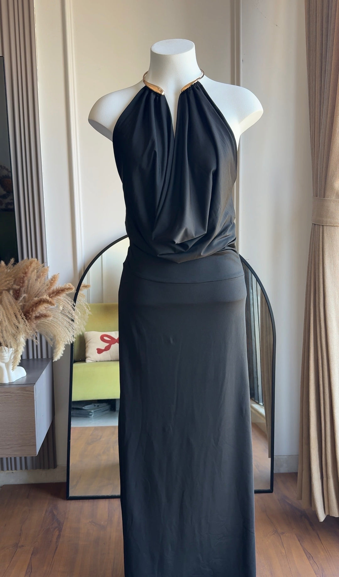 Eunice cowl neck bodycon dress